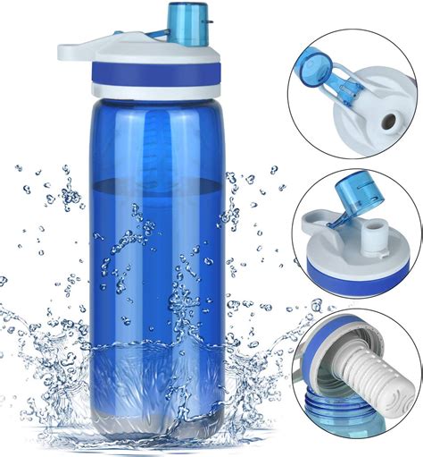 reusable filtered water bottle